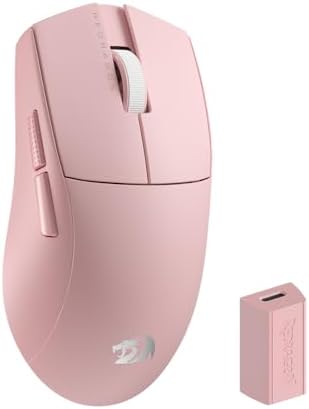 Redragon M916 PRO 3 Mode Wireless Gaming Mouse  Hype Speed 4K Polling Rate  49G Ultra Light 26K DPI Mouse w/Ergonomic Natural Grip Build  Redefinable Macro Buttons  Software Supported