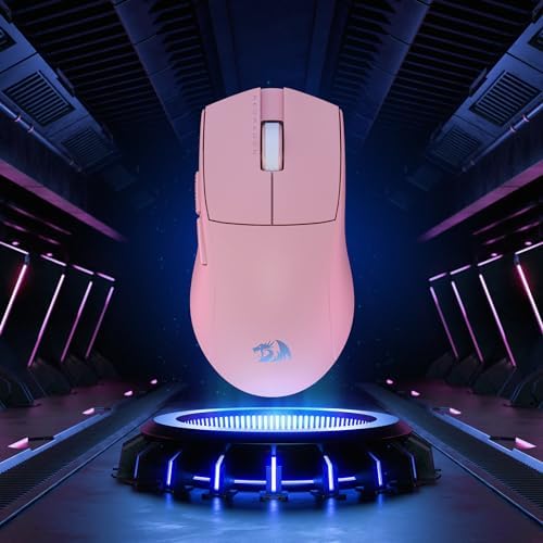 Redragon M916 PRO 3 Mode Wireless Gaming Mouse  Hype Speed 4K Polling Rate  49G Ultra Light 26K DPI Mouse w/Ergonomic Natural Grip Build  Redefinable Macro Buttons  Software Supported