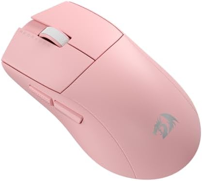 Redragon M916 PRO 3 Mode Wireless Gaming Mouse  Hype Speed 4K Polling Rate  49G Ultra Light 26K DPI Mouse w/Ergonomic Natural Grip Build  Redefinable Macro Buttons  Software Supported