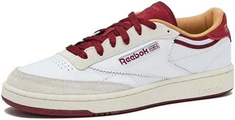 Reebok Club C 85 Mens Tennis Shoes  Casual Fashion White Sneakers for Men