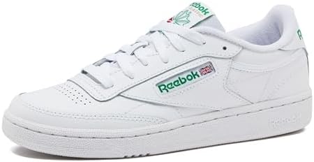Reebok Club C 85 Mens Tennis Shoes  Casual Fashion White Sneakers for Men
