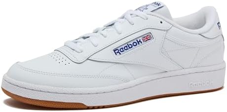 Reebok Club C 85 Mens Tennis Shoes  Casual Fashion White Sneakers for Men
