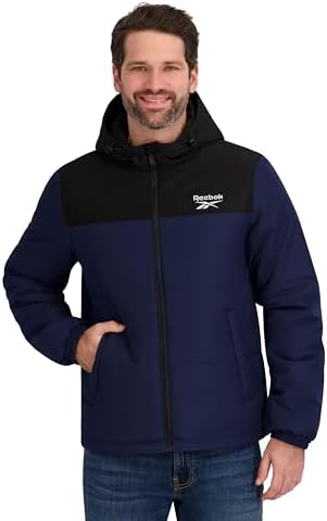 Reebok Mens Midweight Puffer Jacket
