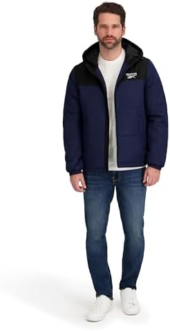 Reebok Mens Midweight Puffer Jacket