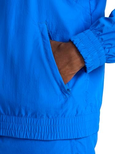 Reebok Mens Track Jacket  Standard Fit  Lightweight Nylon Fabric