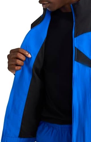 Reebok Mens Track Jacket  Standard Fit  Lightweight Nylon Fabric