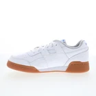 Zapatillas deportivas Reebok Workout Plus de cuero blanco con cordones para hombre