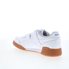 Zapatillas deportivas Reebok Workout Plus de cuero blanco con cordones para hombre