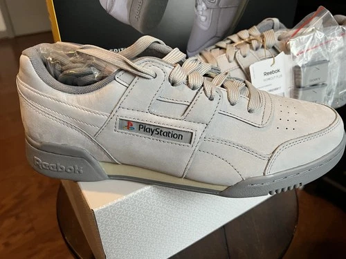 Reebok Workout Plus PlayStation Limited Edition 30th Anniversary Gray Sneakers