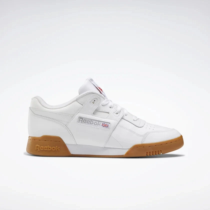 Reebok Workout Plus White Gum Mens Shoes Sizes 8   12