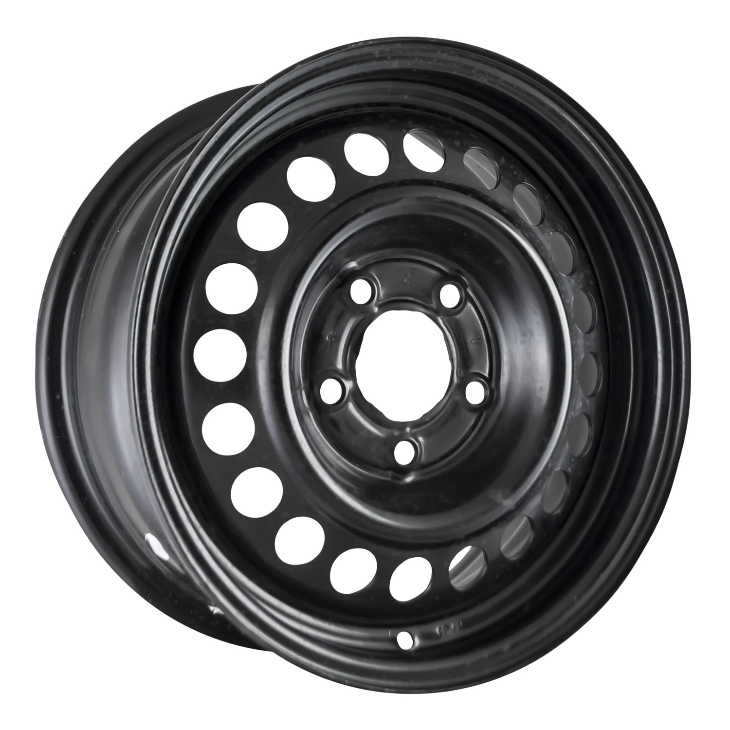 Refurbished Painted Black Steel Wheel 15 x 6 9591794