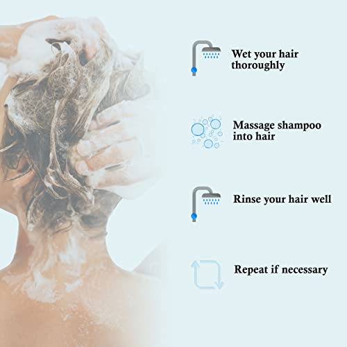 Champú regenerador para la caída del cabello | Fórmula nutritiva, fortalecedora, de base natural | Reduce la caída del cabello y mejora la textura, 13.5 fl oz