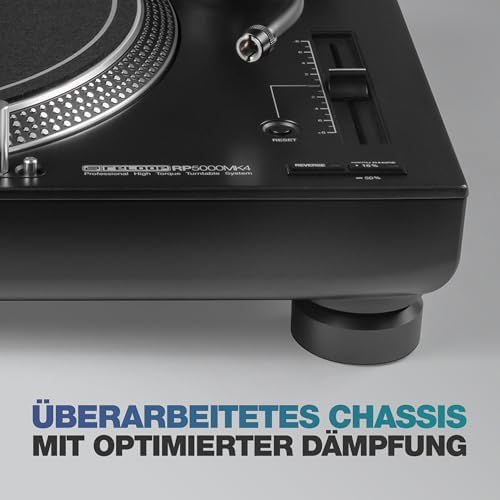 Reloop RP 5000 MK4 Next Evolution Direct Drive Turntable Engineered for Professional Performance and Durability