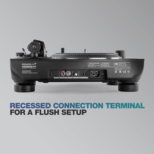 Reloop RP 7000 MK2 Professional Upper Torque Turntable System Black