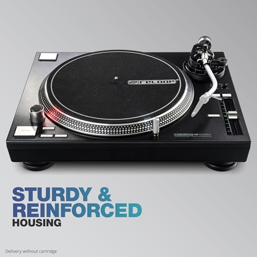 Reloop RP 7000 MK2 Professional Upper Torque Turntable System  Black