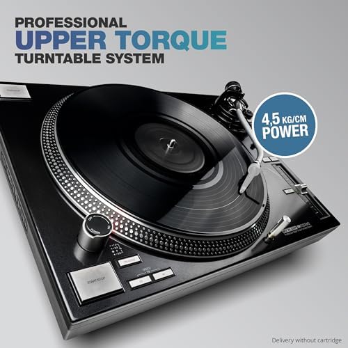 Reloop RP 7000 MK2 Professional Upper Torque Turntable System  Black