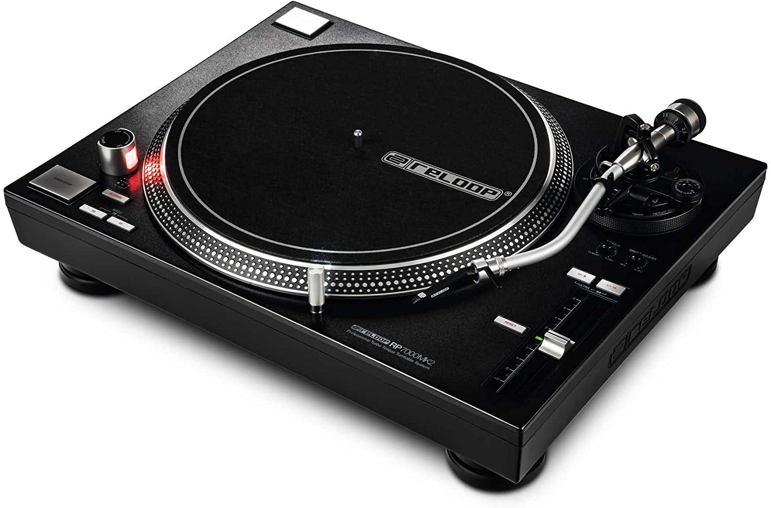 Reloop RP 7000 MK2   High Torque Direct Drive Turntable  Black 