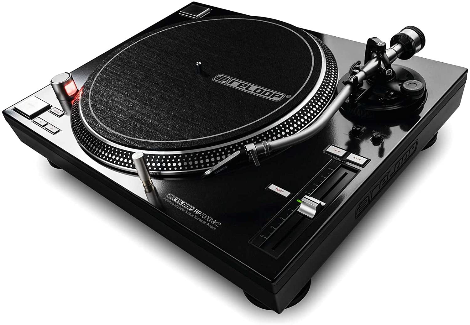 Reloop RP 7000 MK2   High Torque Direct Drive Turntable  Black 