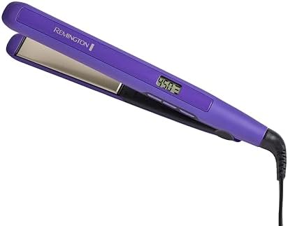 Remington 1 Flat Iron  Hair Straightener with Anti Static Technology  Rapid 30 Second Heat Up  60 Minute Auto Shut Off  30  Longer Ceramic Floating Plates  and Titanium Ceramic Coating