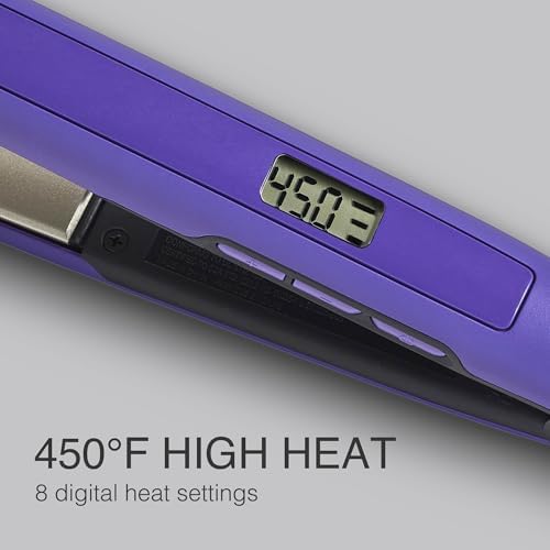 Remington 1 Flat Iron  Hair Straightener with Anti Static Technology  Rapid 30 Second Heat Up  60 Minute Auto Shut Off  30  Longer Ceramic Floating Plates  and Titanium Ceramic Coating