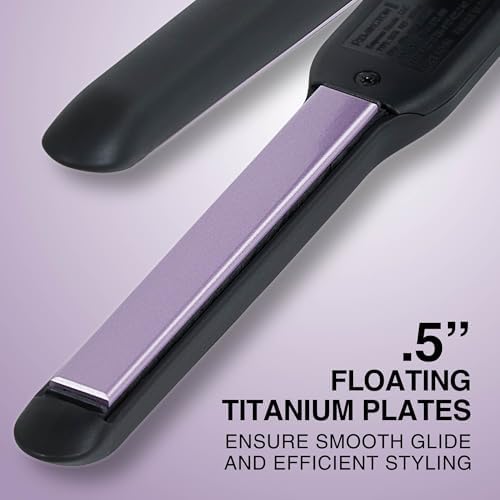 Remington 1 Flat Iron  Hair Straightener with Anti Static Technology  Rapid 30 Second Heat Up  60 Minute Auto Shut Off  30  Longer Ceramic Floating Plates  and Titanium Ceramic Coating