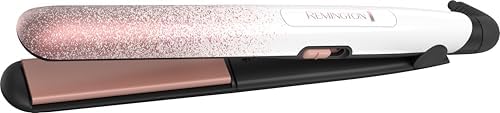 Remington 1 Flat Iron  Hair Straightener with Anti Static Technology  Rapid 30 Second Heat Up  60 Minute Auto Shut Off  30  Longer Ceramic Floating Plates  and Titanium Ceramic Coating