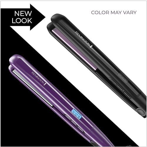 Remington 1 Flat Iron  Hair Straightener with Anti Static Technology  Rapid 30 Second Heat Up  60 Minute Auto Shut Off  30  Longer Ceramic Floating Plates  and Titanium Ceramic Coating