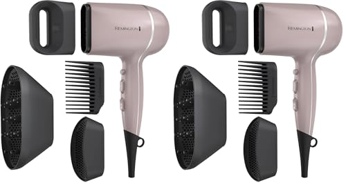Remington Pro Wet2style Hair Dryer  With Ionic & Ceramic Drying Technology  Mauve  1875 Watts of Drying Power