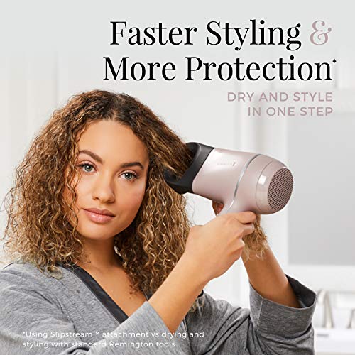 Remington Pro Wet2style Hair Dryer  With Ionic & Ceramic Drying Technology  Mauve  1875 Watts of Drying Power