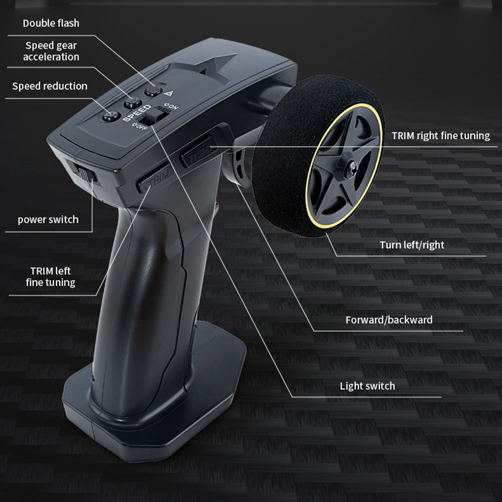 Remote Control Sports Car 1/43 Scale 2 4G Full Proportional RC Mini Racing Drift Car Model And Christmas  RTR Version  Small Remote Control Car for Adults Mini Car compatible with Motor Engine Science