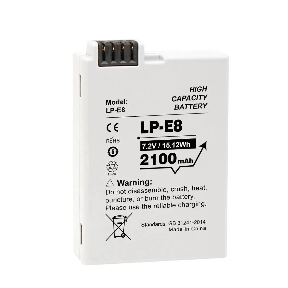 Replacement LP E8 Battery for Canon EOS Cameras