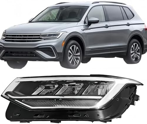 Replacement Left LED Headlight For VW Volkswagen Tiguan S/SE 2022 2023 2024 Non AFS 5NL941035A Driver Side