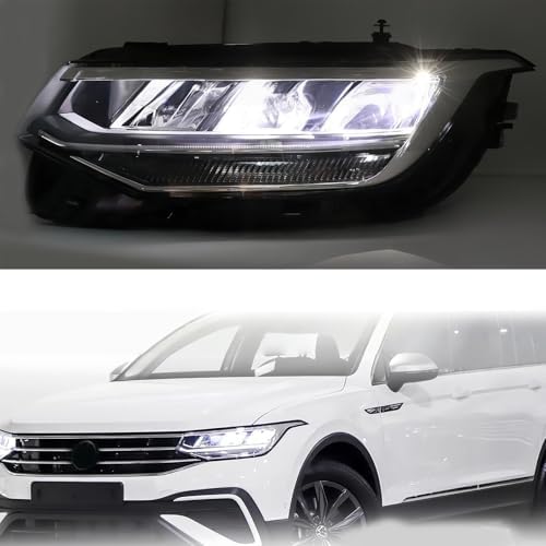Replacement Left LED Headlight For VW Volkswagen Tiguan S/SE 2022 2023 2024 Non AFS 5NL941035A Driver Side