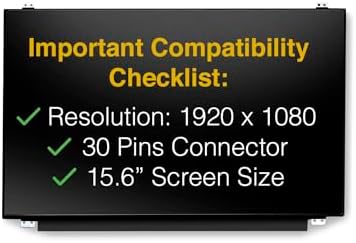 Replacement Screen for MSI GE62 Apache PRO 001 30 Pins FHD 1920x1080 Glossy LED LCD with Tools