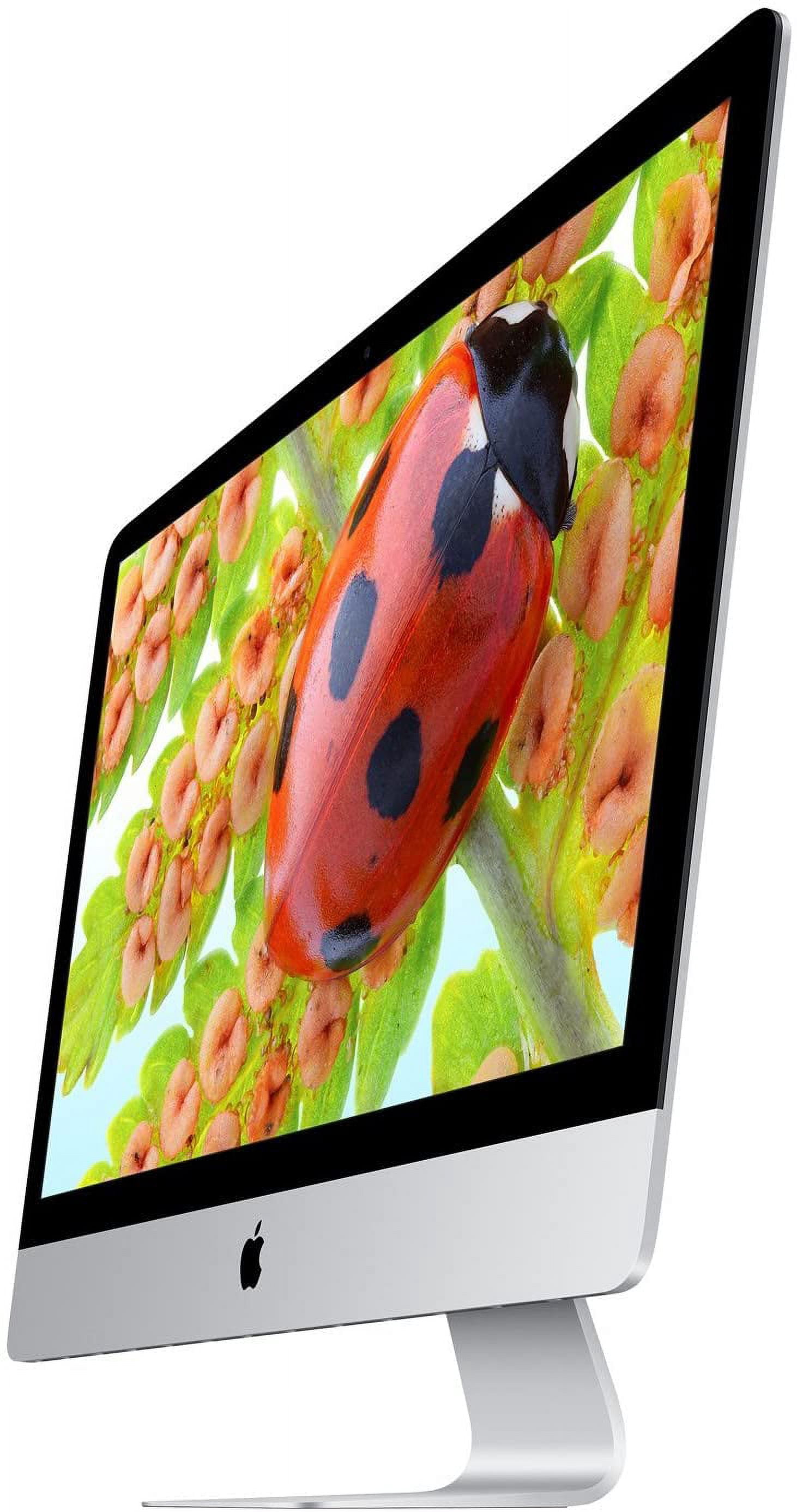 Restored Apple MK142LL/A iMac 21 5" All in One Desktop Computer  Intel Core i5  8GB RAM  1TB  Silver  1 Count