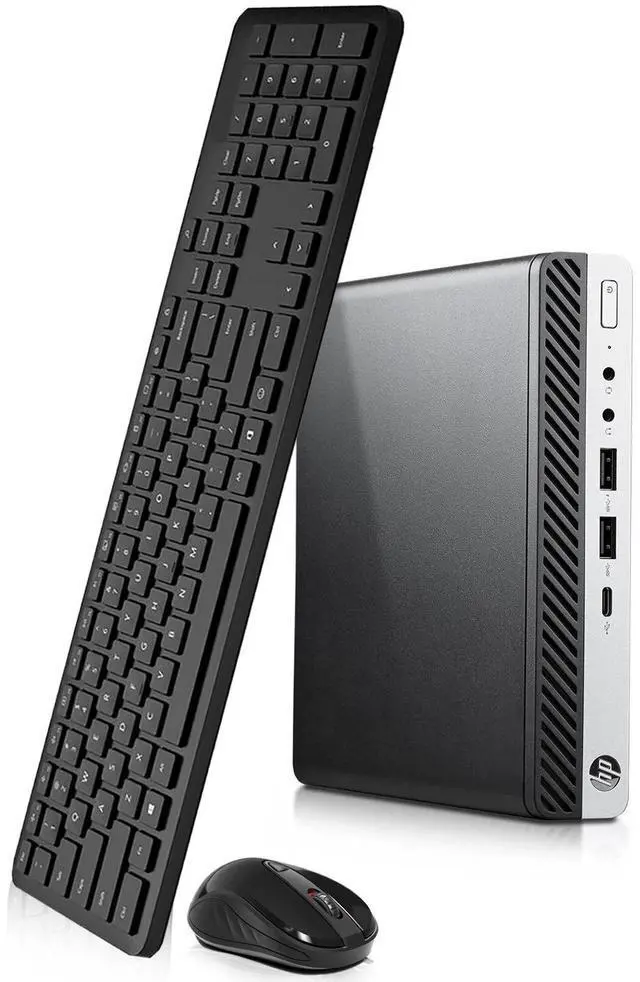 Restored HP EtiteDesk 800 G3 Mini Desktop PC   Intel Core i3 6100T  3 20 GHz   16GB DDR4 RAM  256GB SSD   Wi Fi  Keyboard & Mouse   Win 11 Pro  Refurbished 