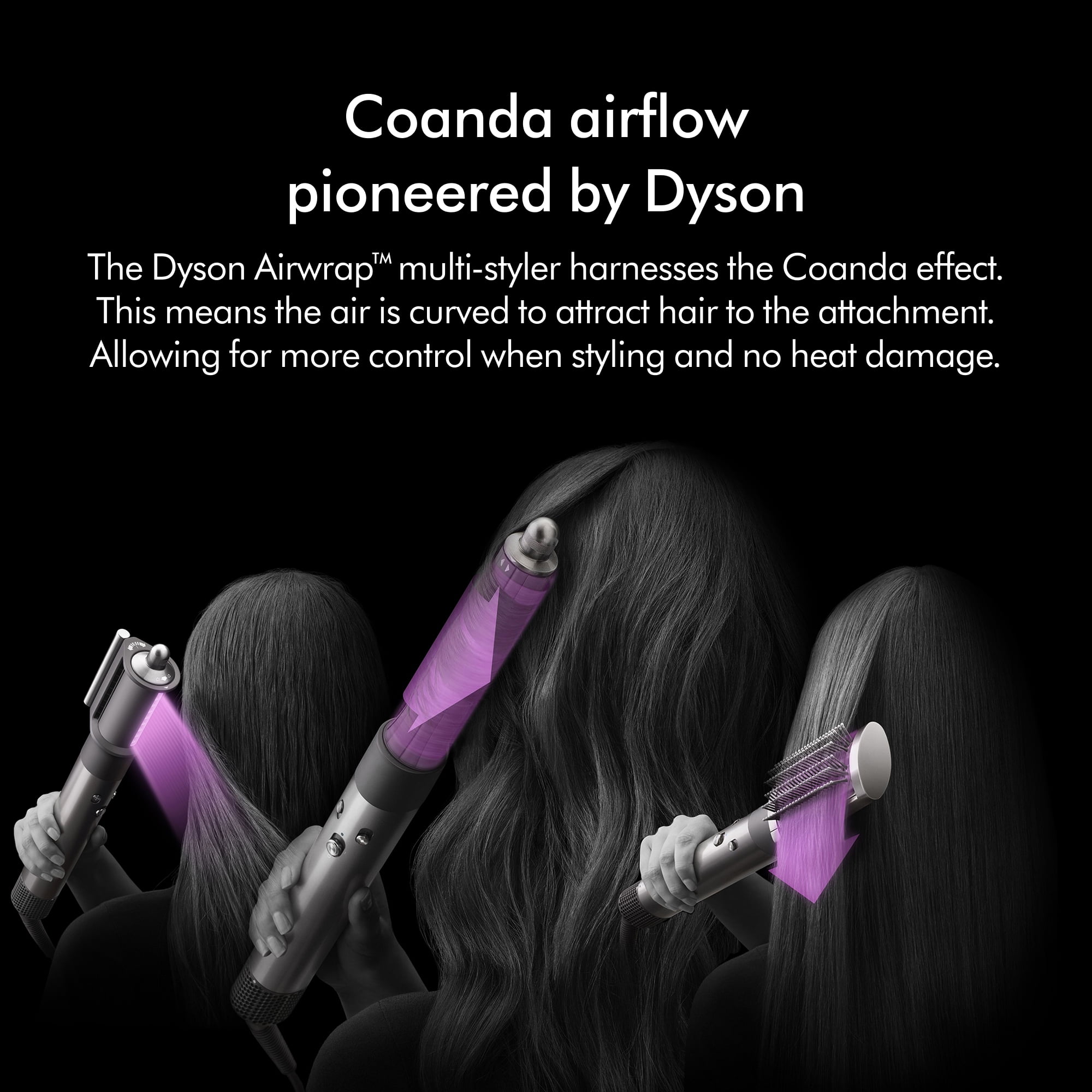 Restored Premium Dyson Airwrap  Multi styler Complete Long   Ceramic Pink/Rose Gold  Refurbished