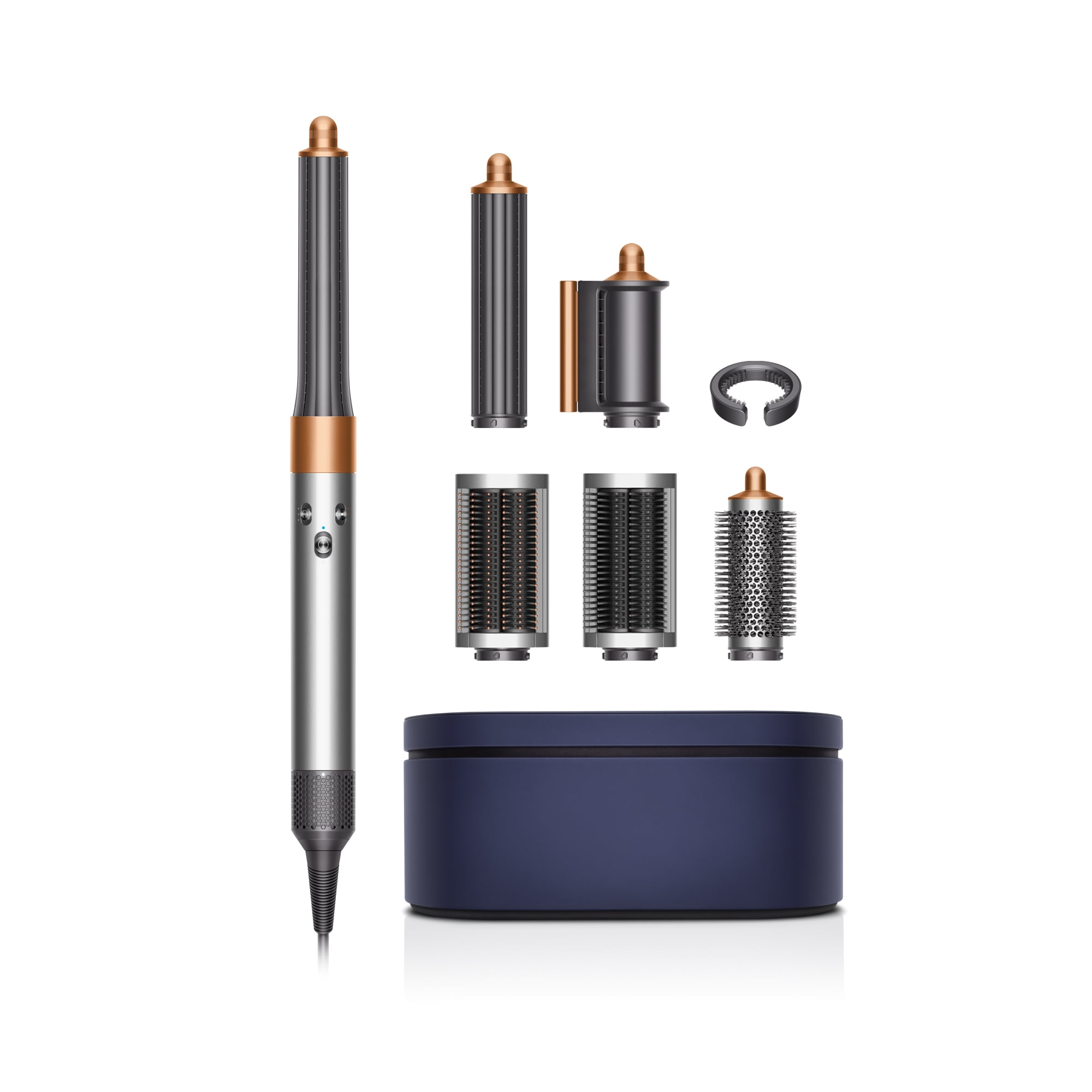 Restored Premium Dyson Airwrap  Multi styler Complete Long   Nickel/Copper  Refurbished