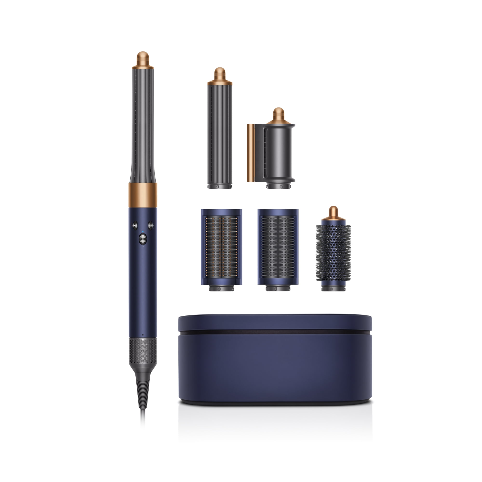Restored Premium Dyson Airwrap  Multi styler Complete Long   Prussian Blue/Copper  Refurbished 