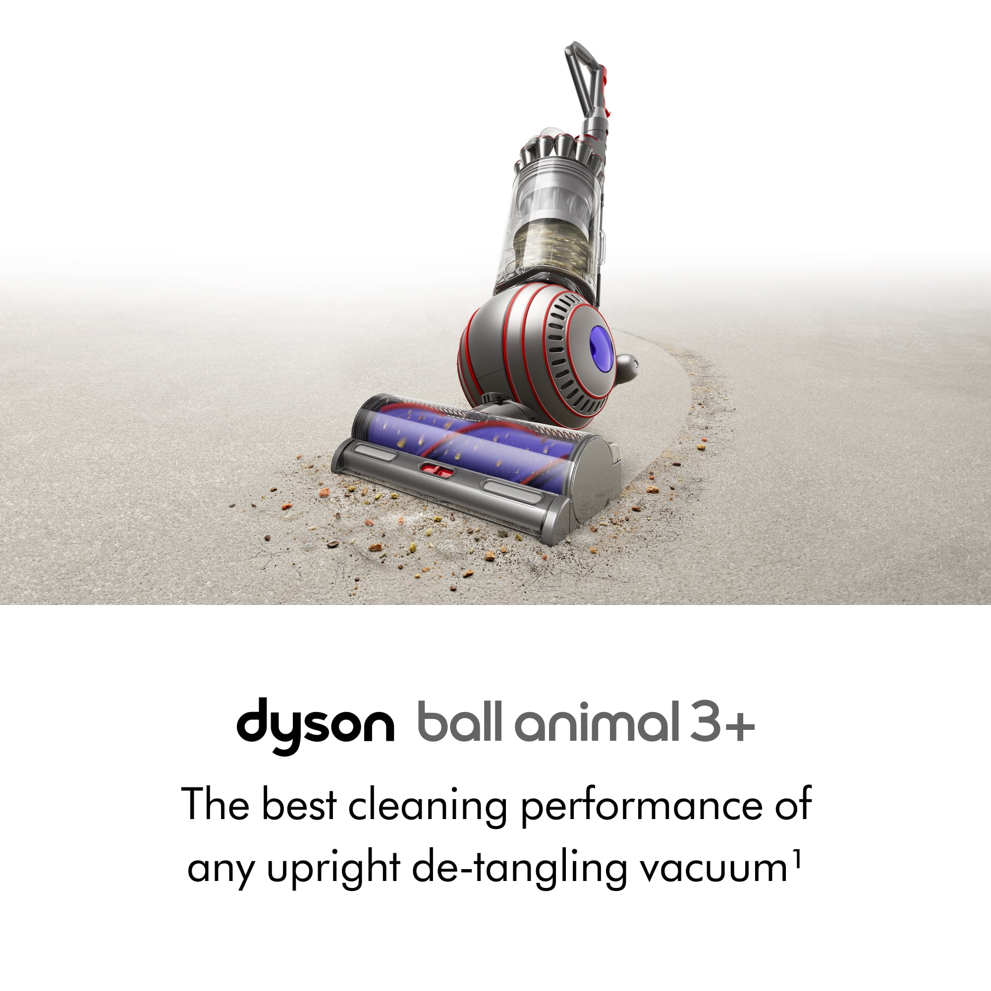 Restored Premium Dyson Ball Animal 3 Upright Vacuum   Nickel/Silver  Refurbished 