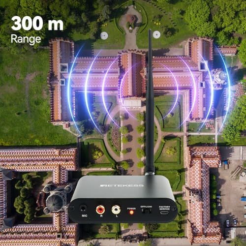 Retekess TA003 Silent Disco Headphone System  Silent Disco Party Headphones 3 Channels LED Light Wireless Stereo Headphones Bundle for Kids Party  Home Movies  10 Pack 