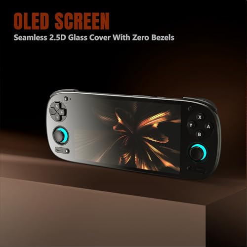 Retroid Pocket 5 Retro Handheld Game Console  8 128G  5 5 inch Touchscreen 1080p Portable Android Gaming Handheld with Adreno 650 GPU & WiFi 6/BT5 1  Snapdragon 865 Processor  Android 13  Black 