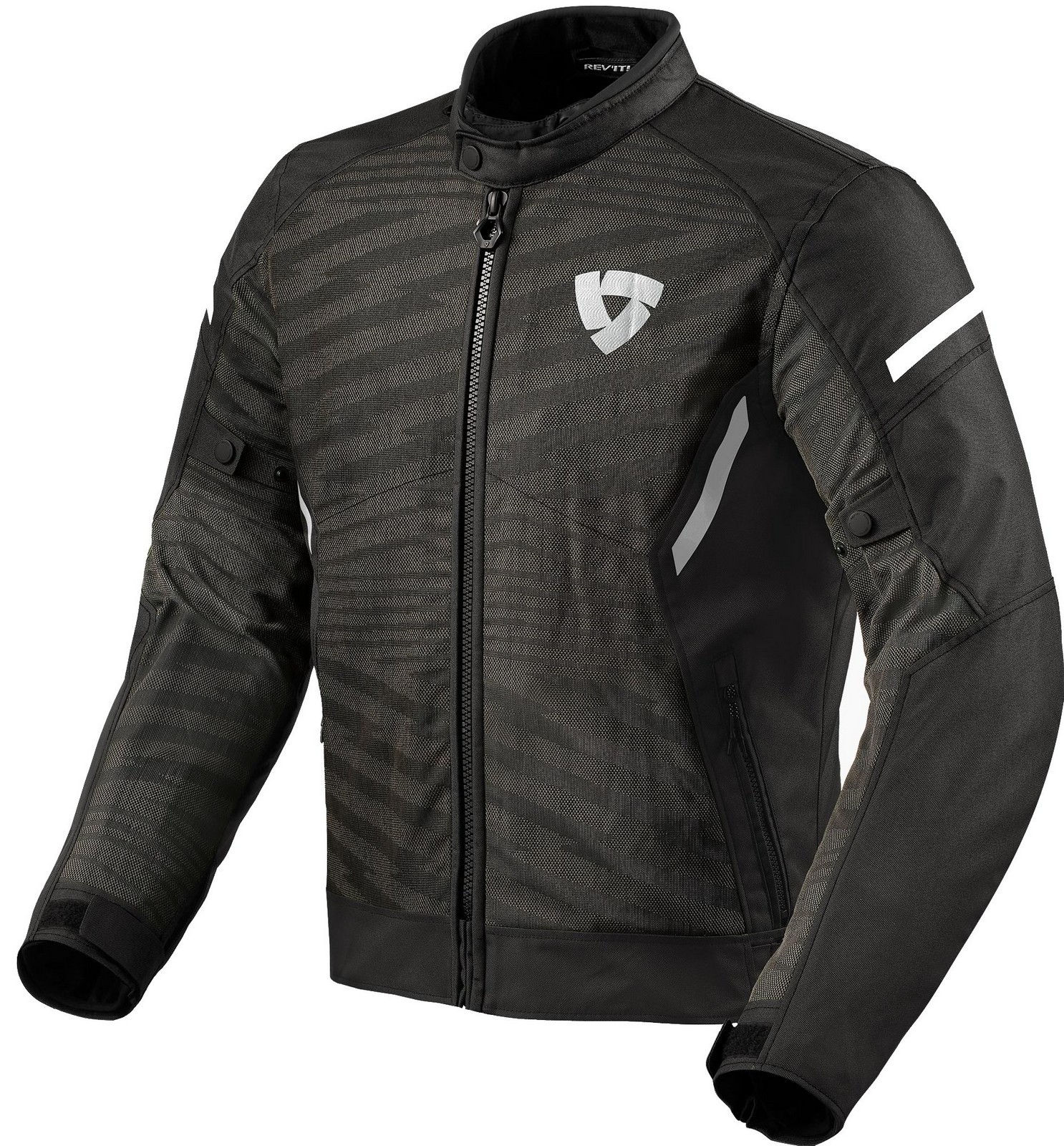 Rev It Torque 2 H2O Mens Motorcycle Jacket Black/White