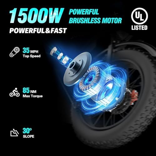 Ridstar Electric Bike for Adults Q20  3000/1500W  37/30MPH 52V 40AH 48V/20AH E Bike 30 180 Miles Electric Motorcycle  20 Fat Tire Dirt Bike  UL2849 GCC All Terrain for Mountains  Snow  Sand  Road