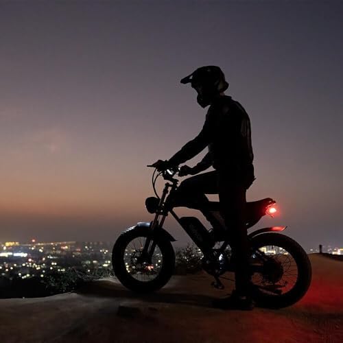 Ridstar Electric Bike for Adults Q20  3000/1500W  37/30MPH 52V 40AH 48V/20AH E Bike 30 180 Miles Electric Motorcycle  20 Fat Tire Dirt Bike  UL2849 GCC All Terrain for Mountains  Snow  Sand  Road