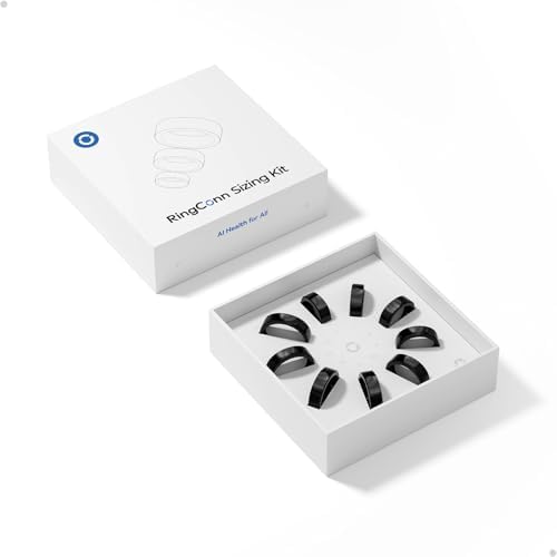 RingConn Sizing Kit   Size First Before You Buy   Choose from 9 Sizes   Sizes 6 to 14   Find The Perfect Ring Size Smart Ring Size   Only Compatible Smart Ring