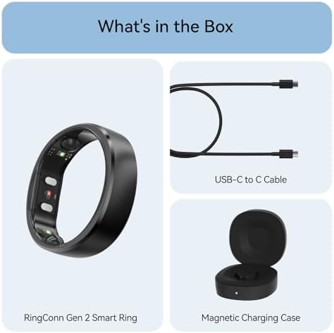 RingConn Sizing Kit   Size First Before You Buy   Choose from 9 Sizes   Sizes 6 to 14   Find The Perfect Ring Size Smart Ring Size   Only Compatible Smart Ring