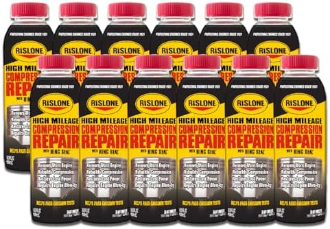 Rislone 4447 High Mileage Compression Repair with Ring Seal  16 9 oz 