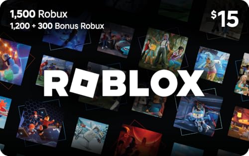 Roblox Digital Gift Card   1 500 Robux  Includes Exclusive Virtual Item   Digital Code 