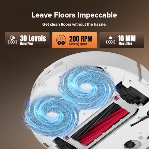Roborock Qrevo Edge S5A Robot Vacuum and Mop  18 500Pa  Zero Tangling  DuoDivide Main Brush  FlexiArm Side Brush  Hot Water Mop Washing & Self Cleaning  Warm Air Drying  Self Emptying  White